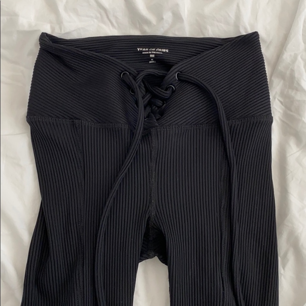 Year of Ours Ribbed Football Leggings Size S